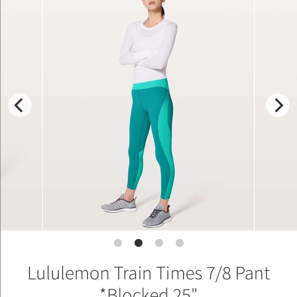 Lululemon train times 35 inch blocked - Picture 3 of 10